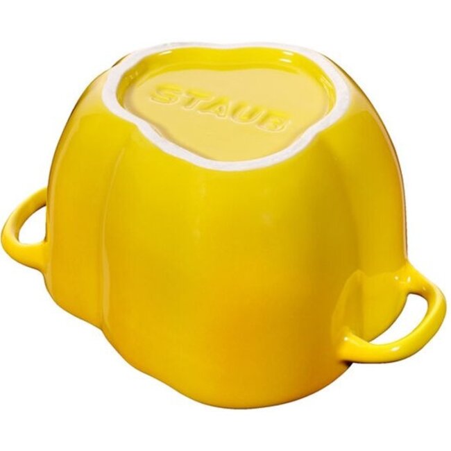 Staub Paprika Cocotte Schaal Met Deksel Geel 11 cm - 450 ml