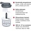 Zyliss Easy Pull Food Processor – Handmatige Hakmolen – 800 ml