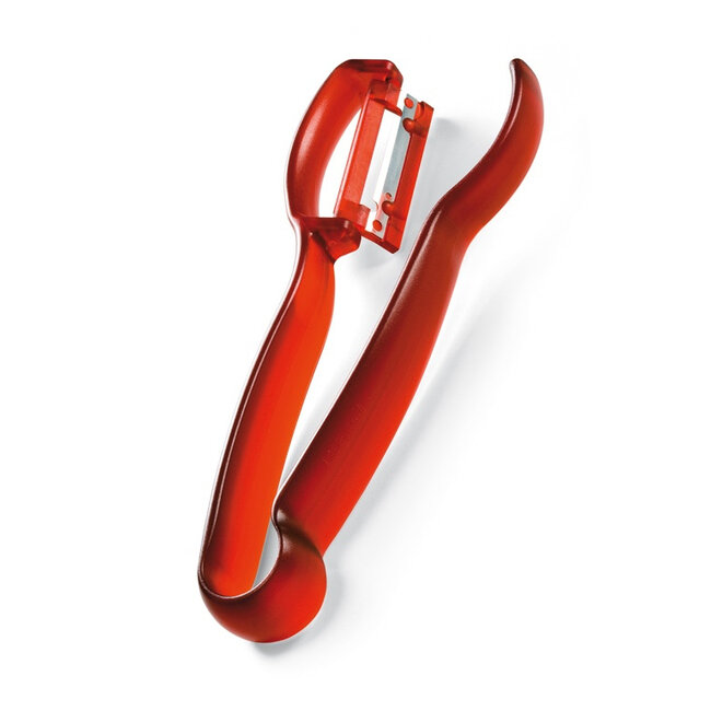 Triangle Aspergeschiller Rood - Ergonomisch & Vaatwasserbestendig