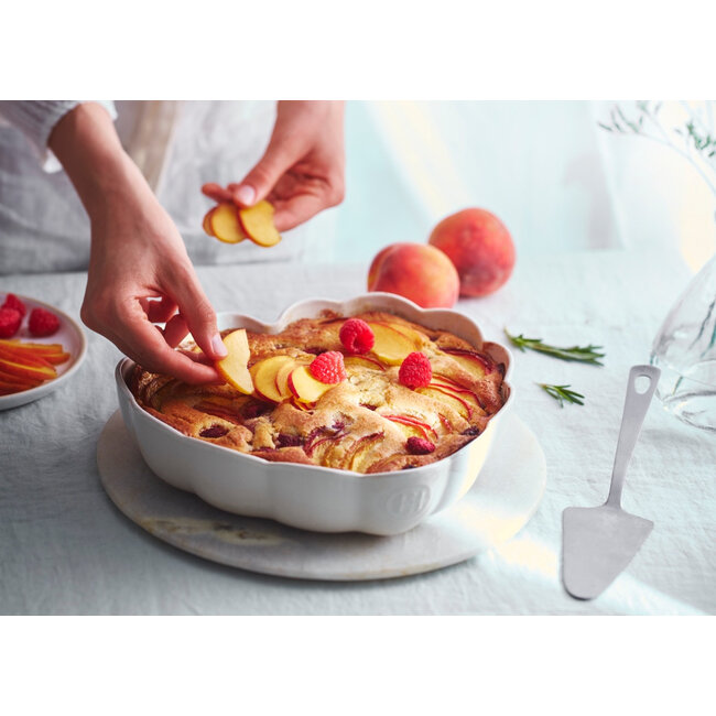 Emile Henry Madeleine Taartvorm Hart Gegolfd Argile