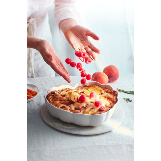 Emile Henry Madeleine Taartvorm Hart Gegolfd Argile