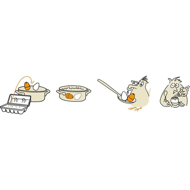 Brainstream PiepEi – Eierwekker – Van Gogh Editie – Kookt mee in de pan