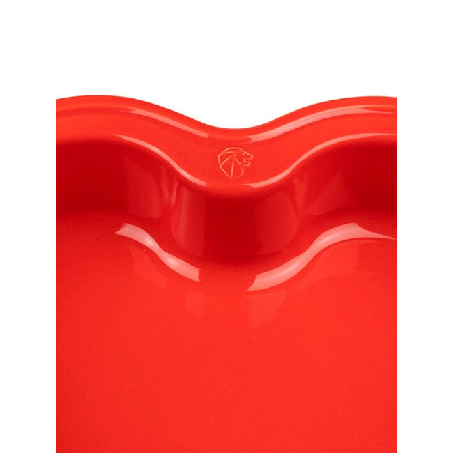 Peugeot Ovenschaal Hartvormig Appolia Rood 26 cm
