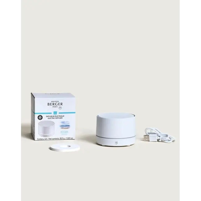 Maison Berger Elektrische Parfumdiffuser Nomad Blanc + Ocean Breeze
