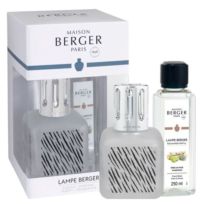 Lampe Berger Geurbrander Giftset Glacon Zebra