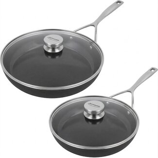 Demeyere Alu Pro 5 Koekenpan 24+28cm + deksels