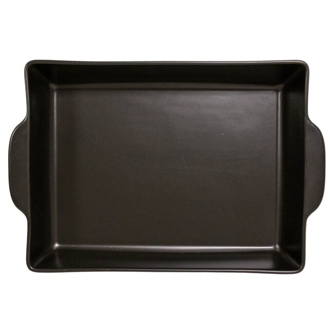 Combekk Ovenschaal – Recycled Ceramic – 35 x 24 x 6 cm – Mat Zwart