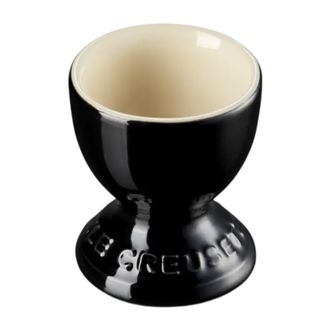 Le Creuset Eierdopje – Ebbenzwart (Satin Black) – Hoogwaardig Aardewerk