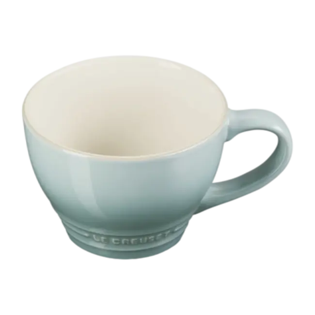 Le Creuset Cappuccino Mok – Sea Salt – 400 ml – Hoogwaardig Aardewerk