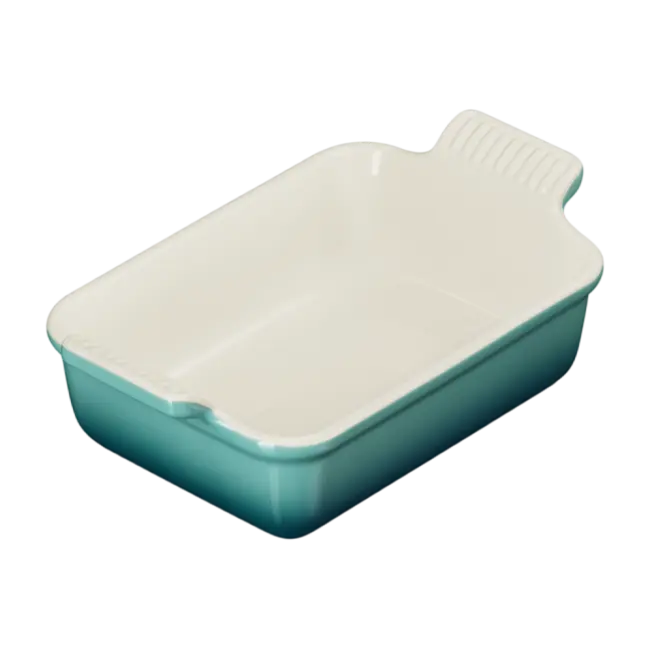 Le Creuset Heritage Ovenschaal – Bleu Riviera – 19 x 14 cm – Hoogwaardig Aardewerk