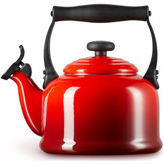 Le Creuset Fluitketel Tradition Kersenrood