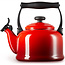 Le Creuset Fluitketel Tradition Kersenrood 2.1 liter