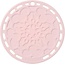 Le Creuset Onderzetter Siliconen Bloemmotief Shell Pink 20 cm