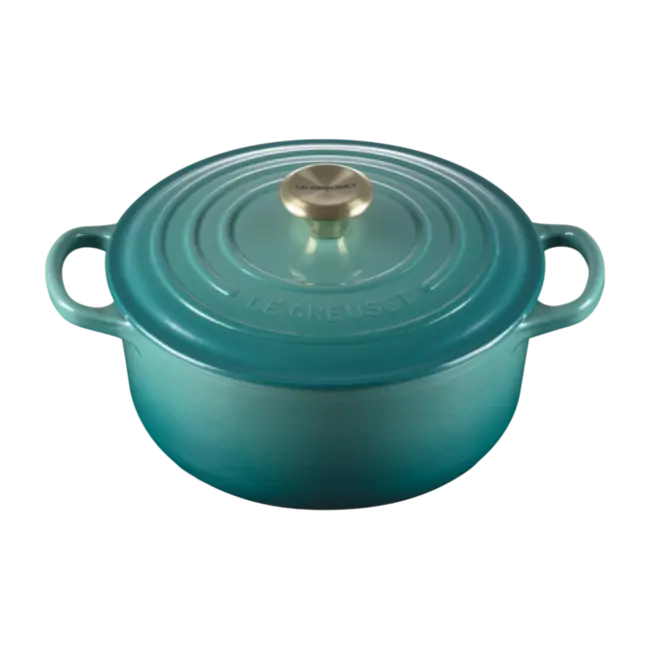Le Creuset Braadpan Signature – Bleu Riviera – Ø 20 cm - 2.4 liter – Geëmailleerd Gietijzer