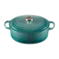 Le Creuset Braadpan - Ovaal - Signature - Bleu Riviera - 29 cm - 4.7 liter - Geëmailleerd Gietijzer