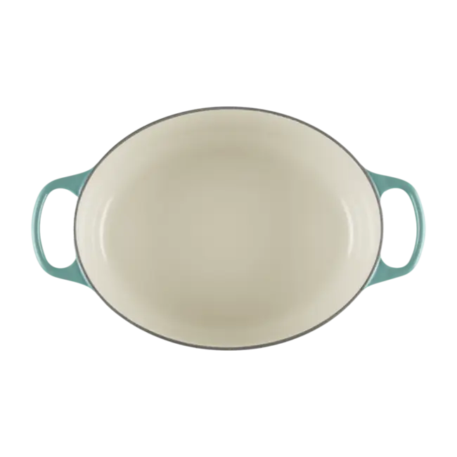 Le Creuset Braadpan - Ovaal - Signature - Bleu Riviera - 29 cm - 4.7 liter - Geëmailleerd Gietijzer