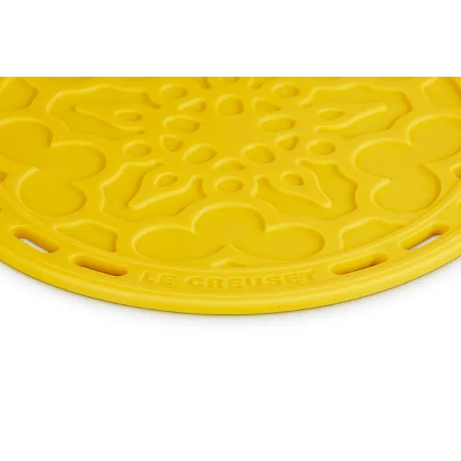 Le Creuset Onderzetter – Siliconen – Bloemmotief – Nectar – 20 cm