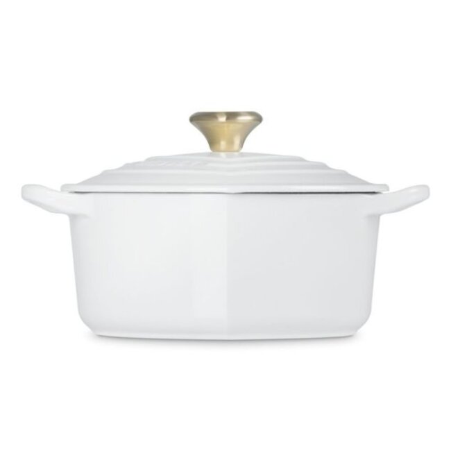 Le Creuset Braadpan Hart White 20 cm