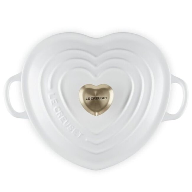 Le Creuset Braadpan Hart White 20 cm