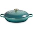 Le Creuset Campagnard Signature – Bleu Riviera – Ø 30 cm – 3.5 Liter – Geëmailleerd Gietijzer
