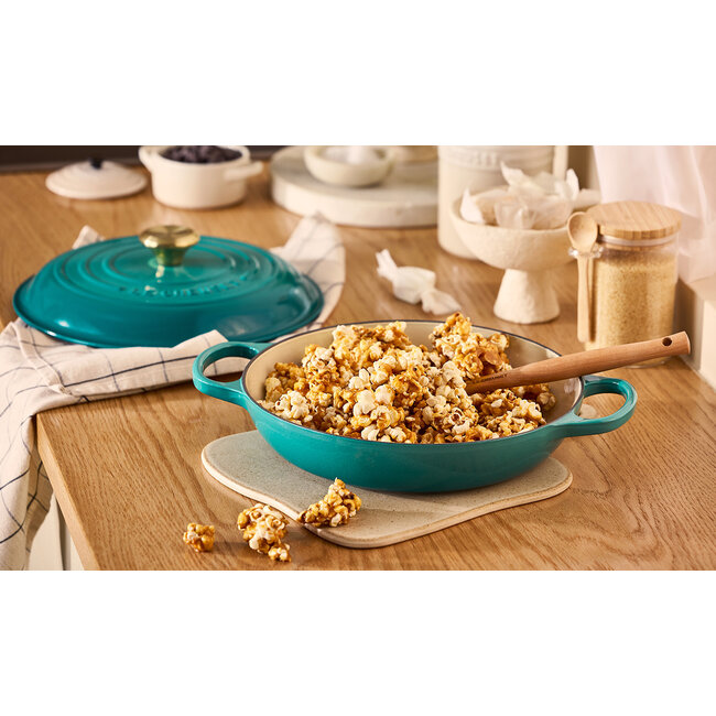 Le Creuset Campagnard Signature – Bleu Riviera – Ø 30 cm – 3.5 Liter – Geëmailleerd Gietijzer