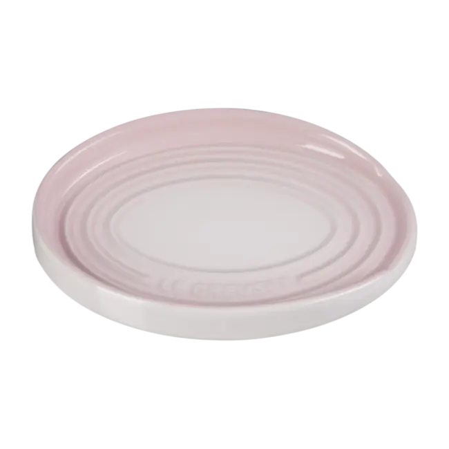Le Creuset Lepelhouder Ovaal – Shell Pink – 16 cm – Hoogwaardig Aardewerk
