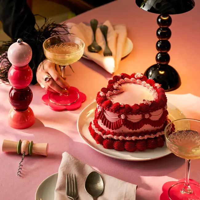 Addison Ross Zoutmolen of Pepermolen - Bobbin – Multi Pink – 24 cm – Hoogglans