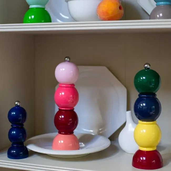 Addison Ross Zoutmolen of Pepermolen - Bobbin – Multi Pink – 24 cm – Hoogglans