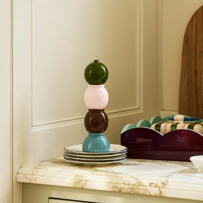 Addison Ross Zoutmolen Of Pepermolen - Bobbin – Multi Khaki – 24 cm – Hoogglans