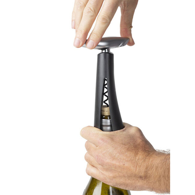 Peugeot Allure Kurkentrekker met spiraal – Inclusief Foliesnijder – Zwart – 17 cm