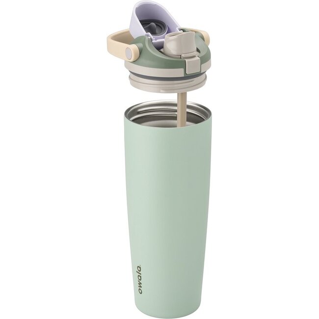 Owala FreeSip Drinkfles – Eucalyptus – 890 ml (32oz) – Geïsoleerd RVS - Tot 24 uur koud