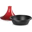 Le Creuset Tajine – Gietijzer & Aardewerk – Kersenrood – 31 cm -  3.7 liter