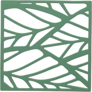 Tools2cook Onderzetter Vierkant Siliconen Sage Green 15 x 15 cm