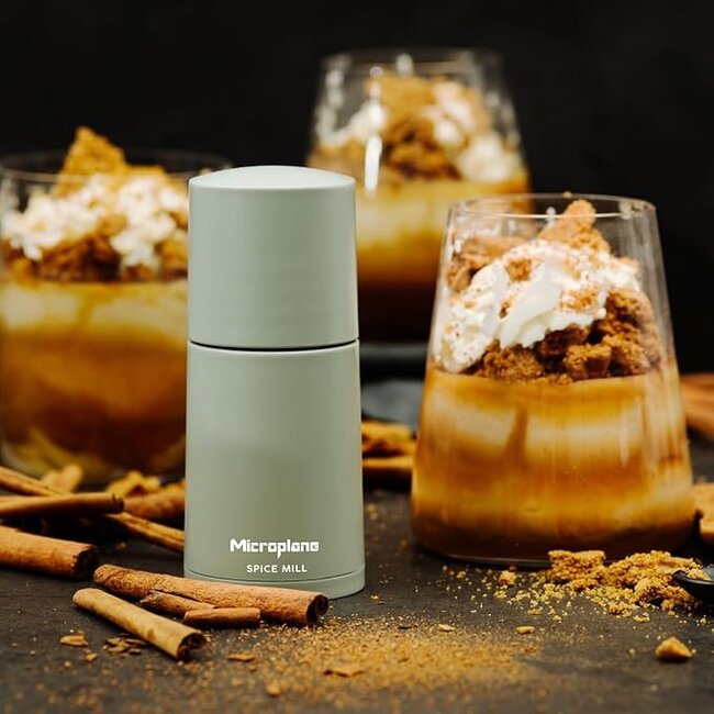 Microplane Kruidenmolen – Spice Mill – Sage Green – Voor harde specerijen