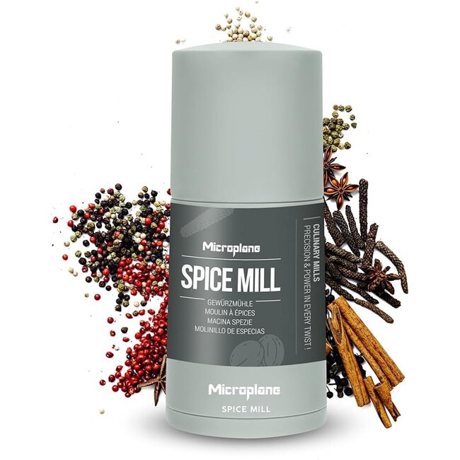 Microplane Kruidenmolen – Spice Mill – Sage Green – Voor harde specerijen
