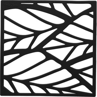 Tools2cook Onderzetter Vierkant Siliconen Black Pepper