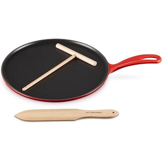 Le Creuset Pannenkoekenpan Gietijzer Kersenrood 27 cm