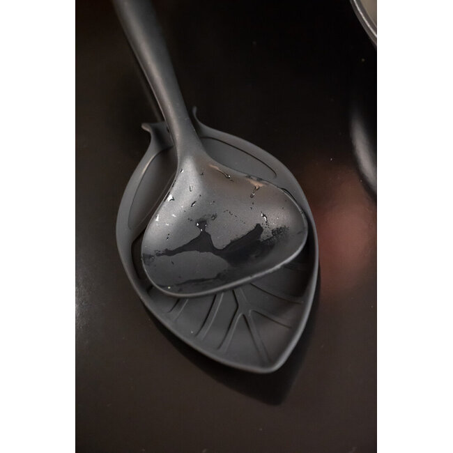 Tools2cook Lepelhouder – Siliconen – Black Pepper – Hittebestendig