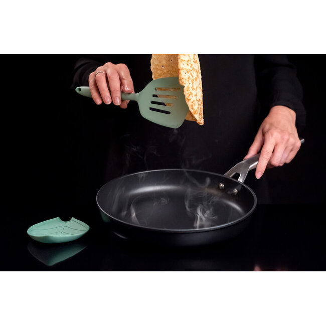 Tools2cook Lepelhouder – Siliconen – Sage Green – Hittebestendig