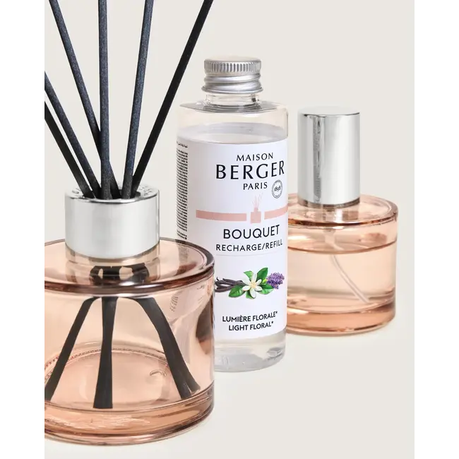 Maison Berger Duo Mini Set – Ophélia – Geurstokjes & Roomspray – Lumière Florale