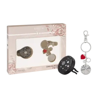 Maison Berger Autodiffuser & Sleutelhanger Ophélia Gun Metal Liliflora