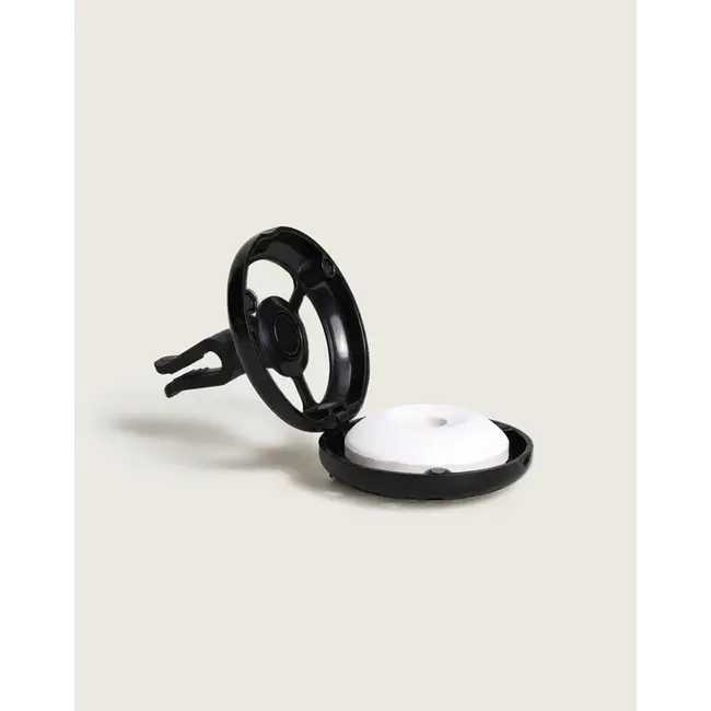 Maison Berger Duo Set – Ophélia – Autodiffuser & Sleutelhanger – Argent & Gun Metal