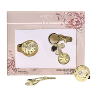 Maison Berger Autodiffuser & Sleutelhanger Ophélia Goud Liliflora