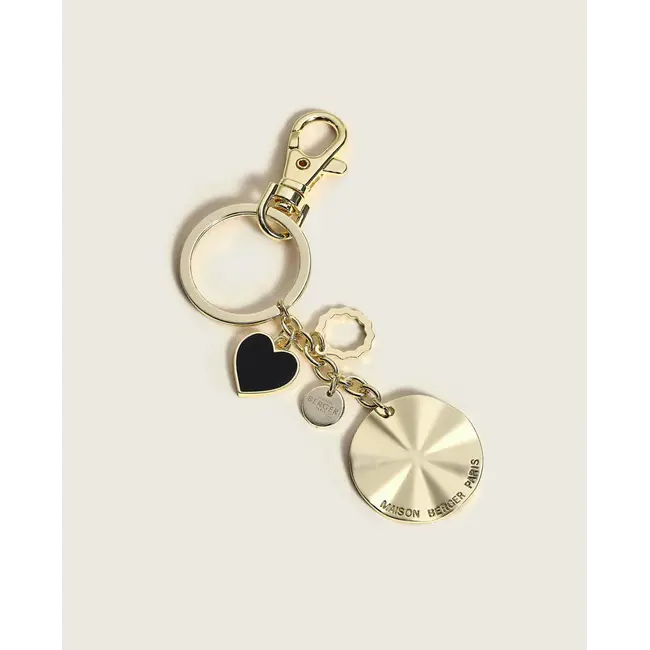 Maison Berger Duo Set – Ophélia – Autodiffuser & Sleutelhanger - Goud