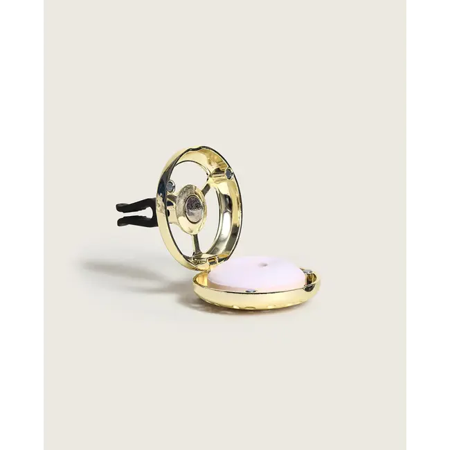 Maison Berger Duo Set – Ophélia – Autodiffuser & Sleutelhanger - Goud