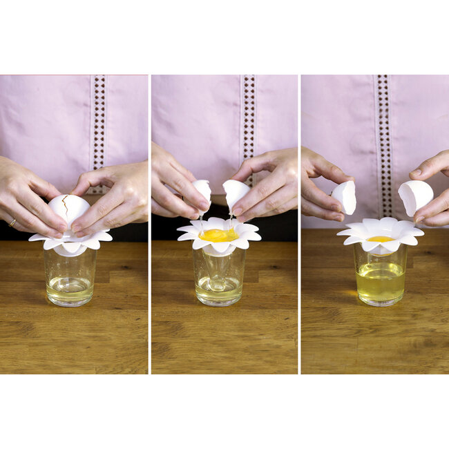 Peleg Design Eierscheider Daisy - Wit - Keukenhulpje