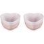 Le Creuset Ramekin Schaaltjes - Hart - Shell Pink - 2 stuks - Aardewerk - 300 ml