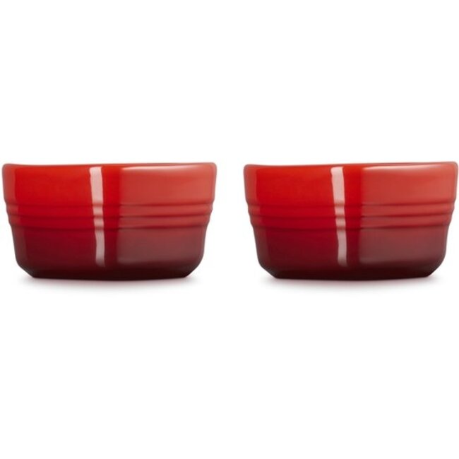 Le Creuset Ramekin Hart – Set van 2 – Cerise (Rood) – Aardewerk