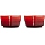 Le Creuset Ramekin Hart – Set van 2 – Cerise (Rood) – Aardewerk