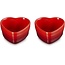 Le Creuset Ramekin Hart – Set van 2 – Cerise (Rood) – Aardewerk